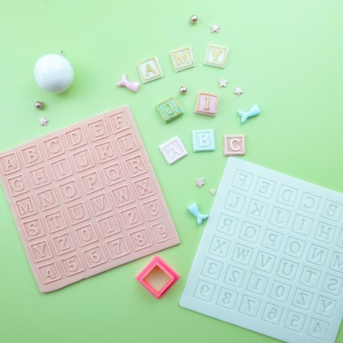 

PROMO !!! BABY BLOCKS DEBOSSER STAMP HURUF BAYI CETAKAN KUE PACKING AMAN
