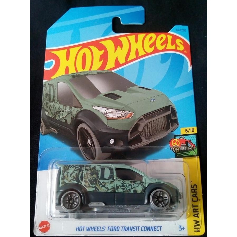 Hot Wheels - Hot Wheels Ford Transit Connect HW Art Cars Green