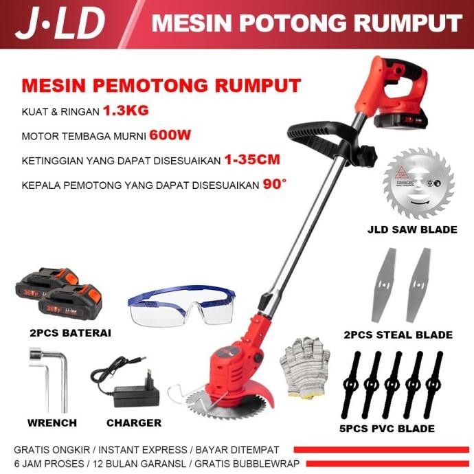 BN JLD Mesin Potong Rumput Cordless Grass Trimmer Mesin Pemotong Rumput TERLARIS