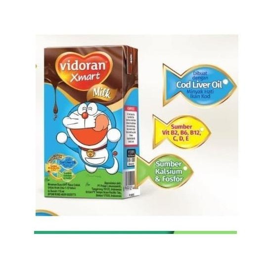 

Vidoran Xmart Milk Susu Uht Coklat 115 Ml