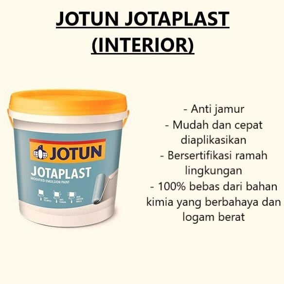 Cat Tembok Interior Dan Eksterior Jotun - Light Granite/2040 (Pail) Kualitas Premium