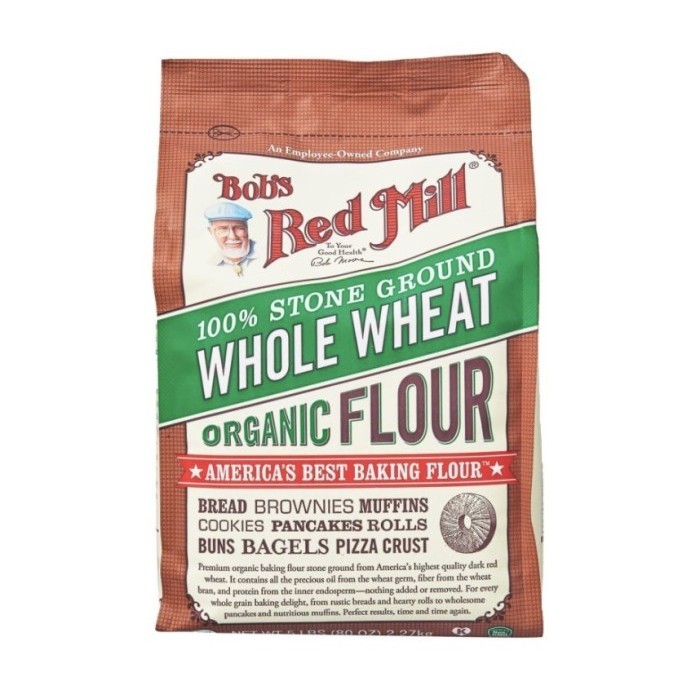 

Bettifer Bob'S Red Mill Organic Whole Wheat Flour 2.27G