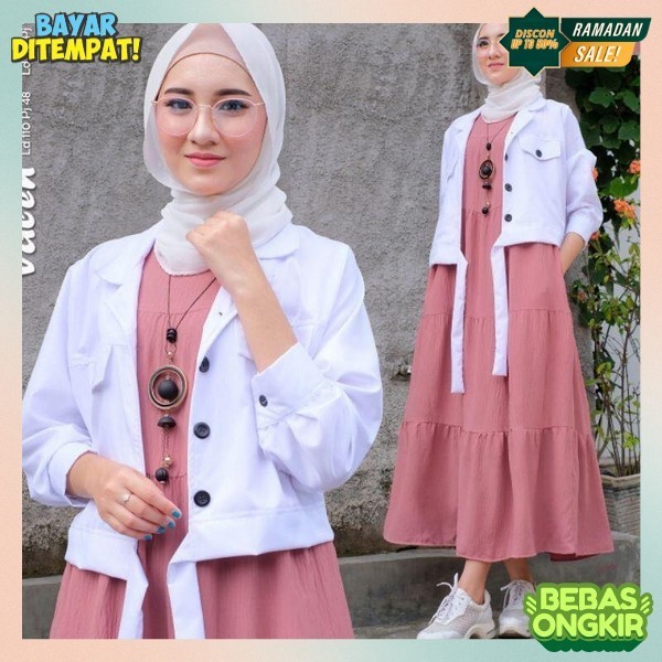 Baju Muslim Wanita Terbaru 2024 Games Dewasa Gaun Wedding Lebaranl2024 Remaja Games2023 Cewek Pakaia