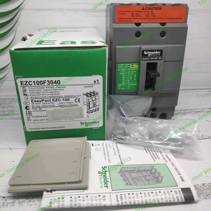 MCCB SCHNEIDER EZC100F 40A