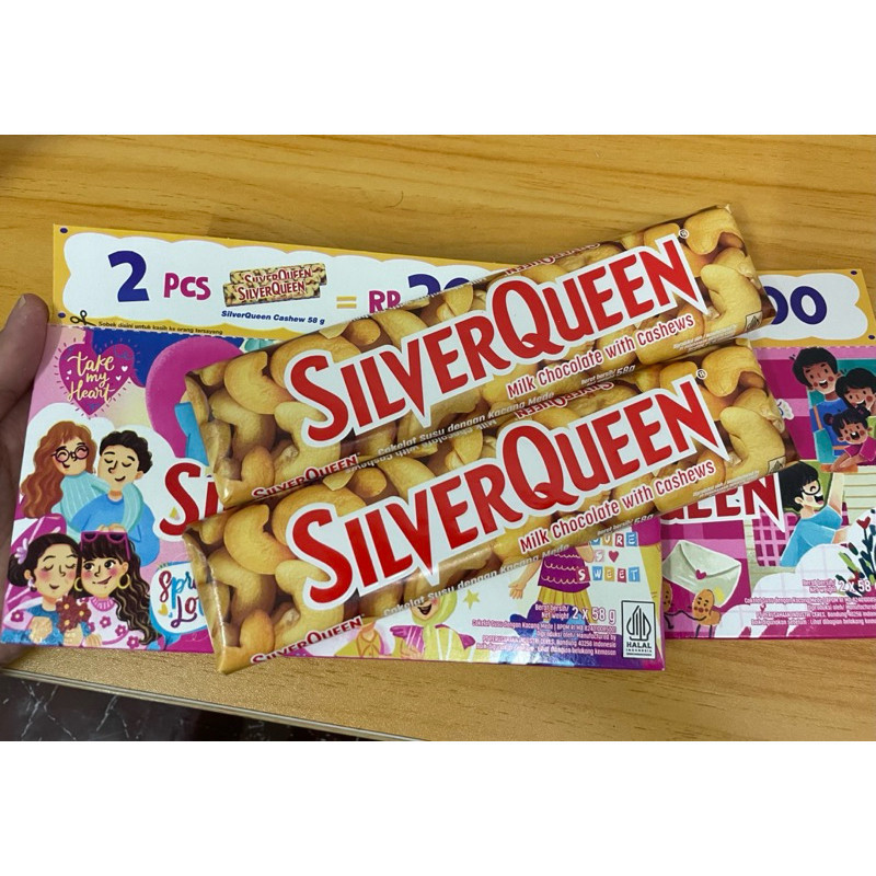 

LL8 SILVERQUEEN EDISI VALENTINE ISI 2 K7Z