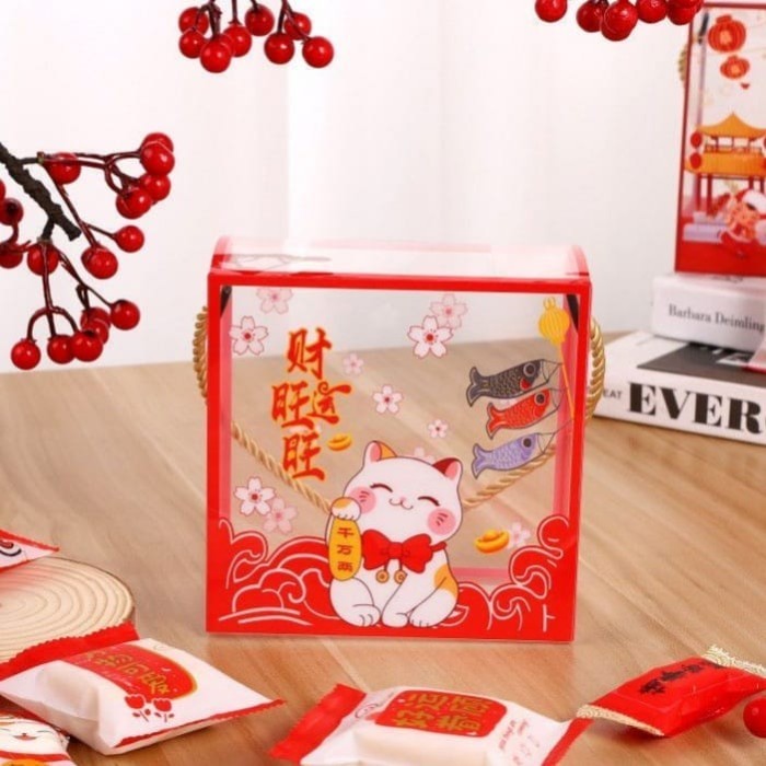 Dus Mika Tali Imlek Hampers Parcell Mika Tenteng Kue Kering CNY