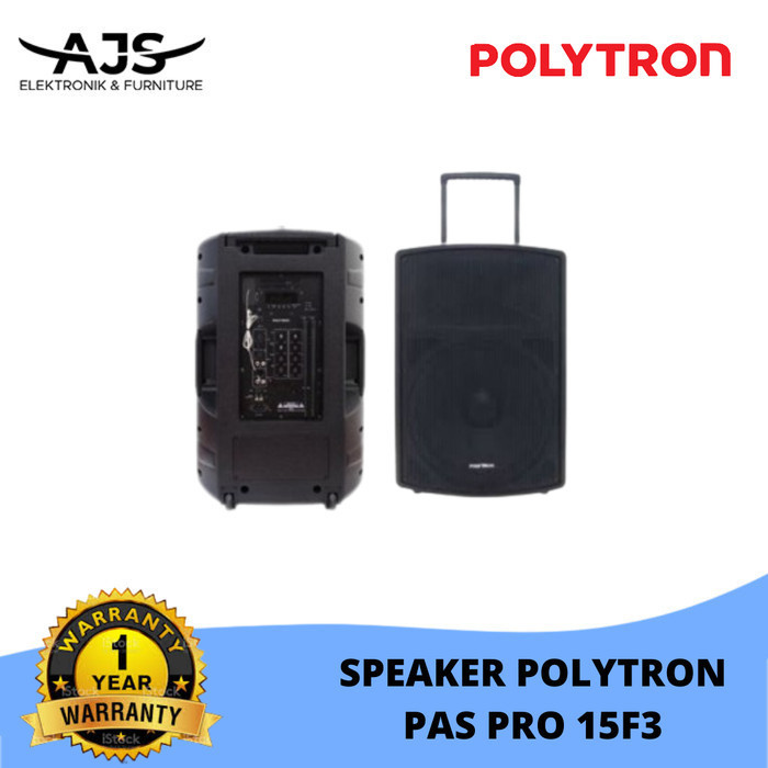 Terbaru Polytron Speaker Aktif Pas Pro 15 F3/Pas Pro15 F3 Garansi