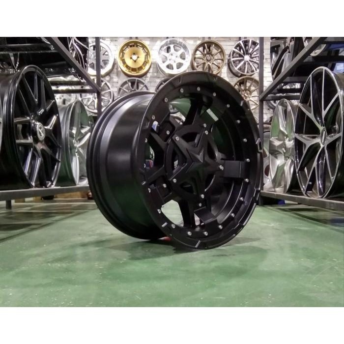 VELG MOBIL RING 17 HSR RASTA 3 LOBANG BAUT 5 PCD 5X127 UNTUK RUBICON