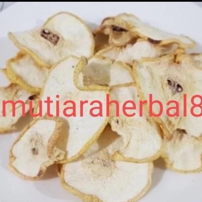 

TERBAIK! DRIED PEAR SLICE FRUIT BUAH PIR IRIS KERING 500GRAM