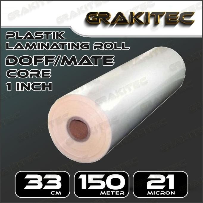 

PLASTIK LAMINATING ROLL 33 CM X 200 M 28 MIC DOFF / GLOSSY (JAKARTA)