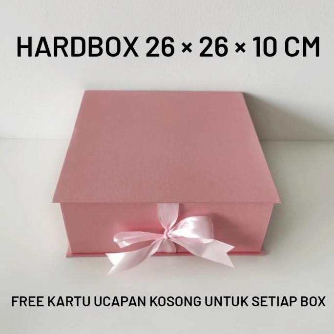 

Hardbox 26X26X10 / Kotak Seserahan / Box Hampers / Kotak Kado