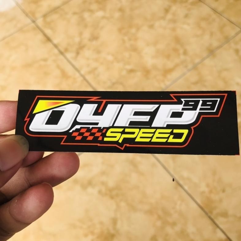 

fidianmarpstores Stiker Oyep 99 Speed Bengkel Racing Balap Vynil Anti Air Bijian ||