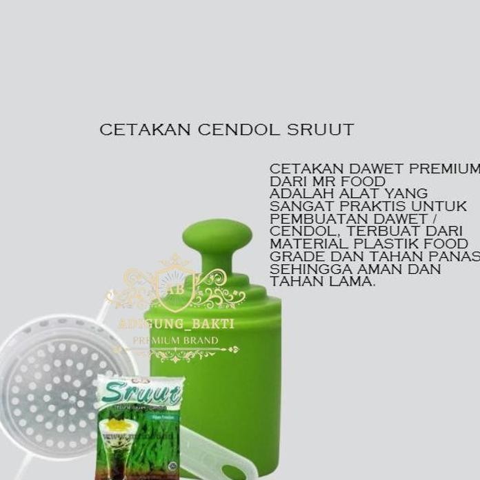 ada Cetakan cendol sruut