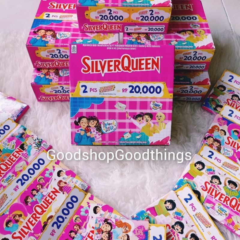 

X6V SILVERQUEEN CASHEW 58GR EDISI VALENTINE BUY 1 GET 1 Z76