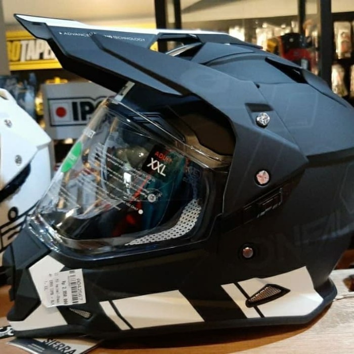 helm supermoto/adventure oneal sierra 2 comb black