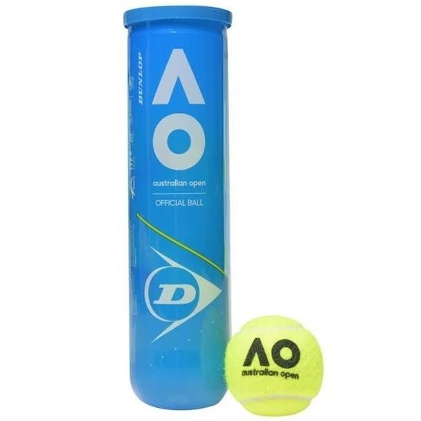 Bola Tenis Dunlop Australian Open Tennis Balls Original Ao Isi 4 Terbaru