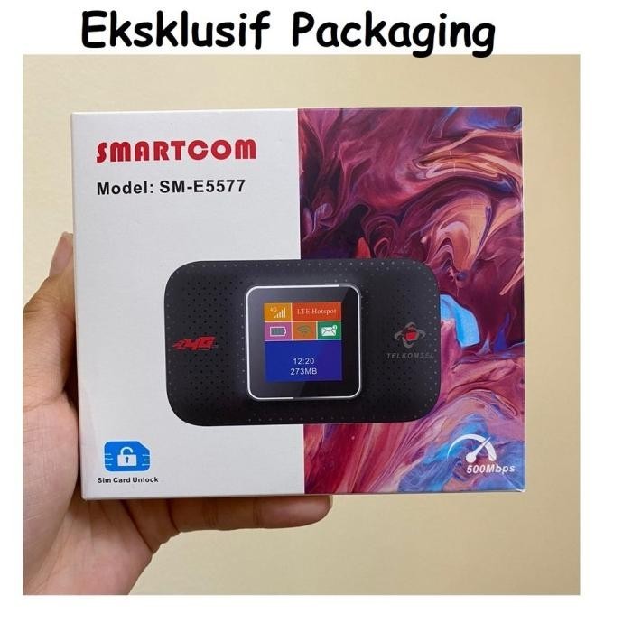 BARANG TERLARIS Mocute - Modem Mifi Wifi 4G SMARTCOM E5577 Unlock All Operator