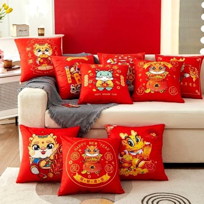 

Terbaru Sarung Bantal Naga 2024 Kado Souvenir Imlek Pillow Case Imlek Murah Limited Edition