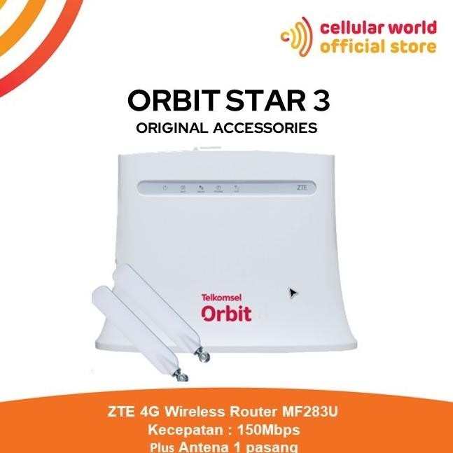 BARANG TERLARIS Modem Wifi Orbit Star 3 with Antenna Garansi Resmi Indonesia