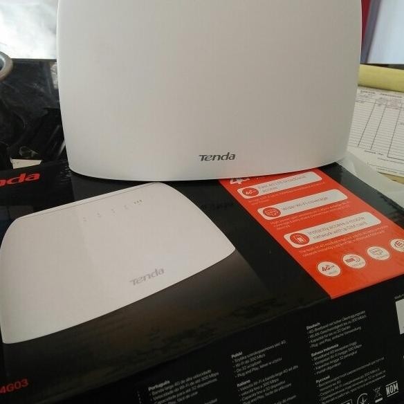 BARANG TERLARIS Modem WiFi Router Tenda 4G03 Support Semua Kartu GSM 4G LTE Auto Konek