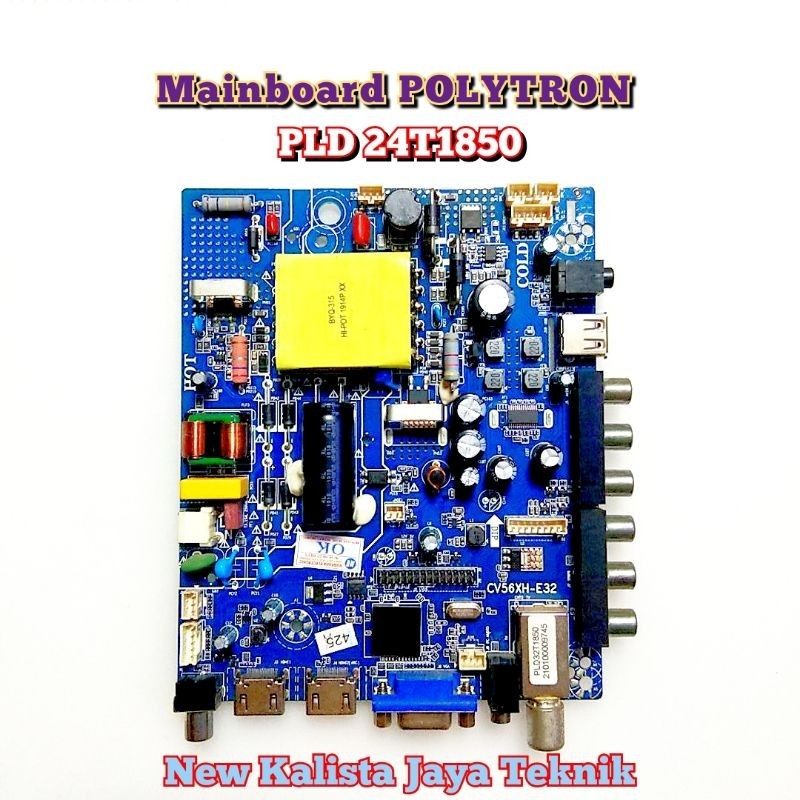 MOTHERBOARD POLYTRON PLD 24T1850 ORIGINAL CV56XH-E32 MB 24T1850 MAINBOARD POLYTRON 24T1850 MB POLYTR