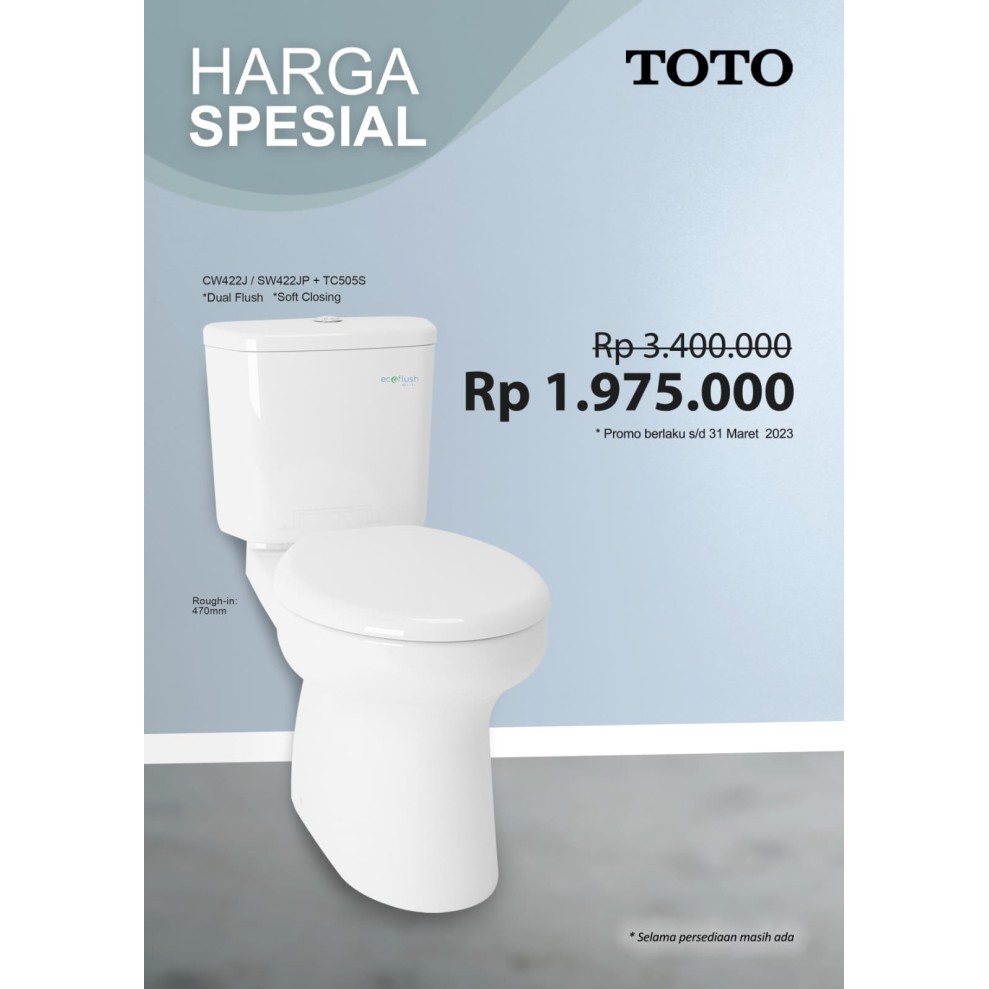 Promo  Kloset Toto Cw 422 J