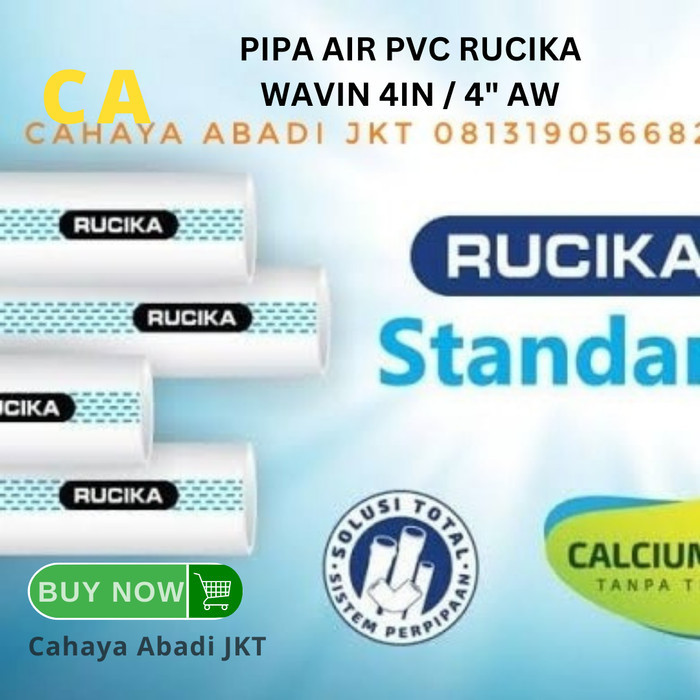 Pipa Air Pvc Rucika Wavin 4In / 4" Aw