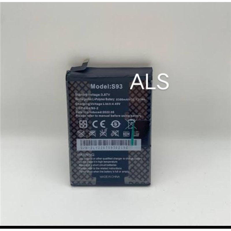 Batre S93 For Oukitel Wp17 Batrei HP Outdoor Baterai 8300mAh Batrai S-93 Wp-17 Battery