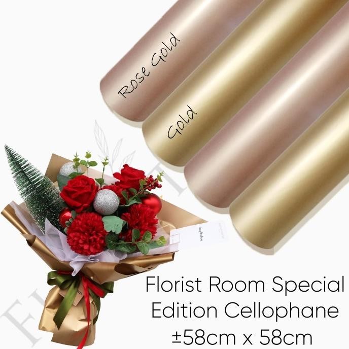 

Update - 20 Lembar Florist Room Special Edition Cellophane - Gold ..