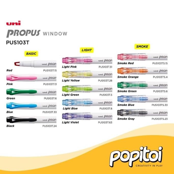 

Update UNI Propus Window Highlighter (5 Colors Set) Light Basic Smoke - BASIC ,.