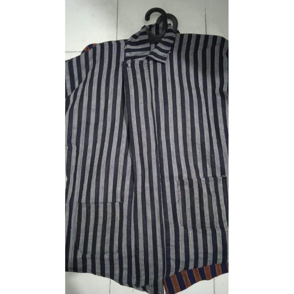 New Surjan lurik Baju adat Jawa dalang oleh oleh jogja solo pekalongan - S 