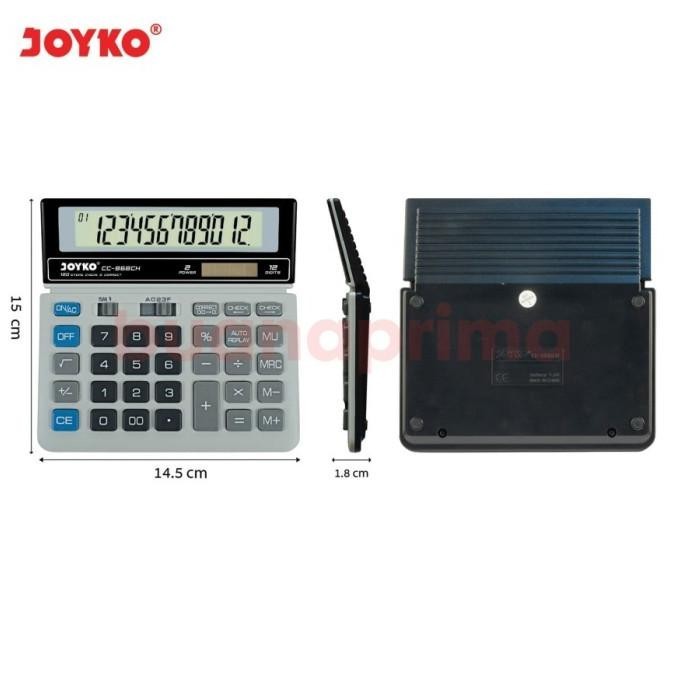 

Best - Kalkulator Joyko 12 Digits Check Correct Besar CC-868CH Calculator ,,