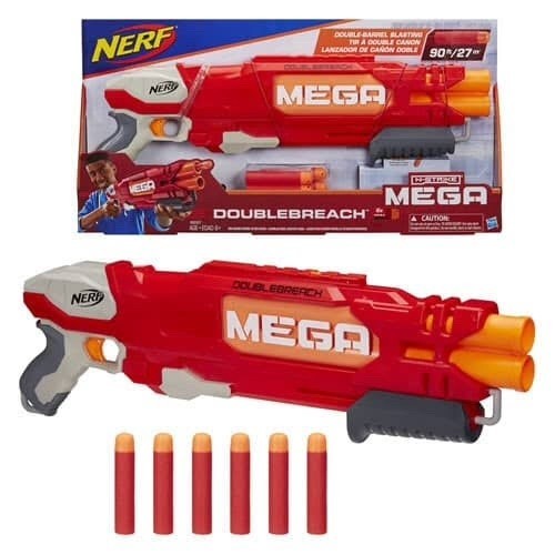 Mainan Tembak Tembakan Nerf N-Strike Mega Doublebreach Ori - Nerf Mega