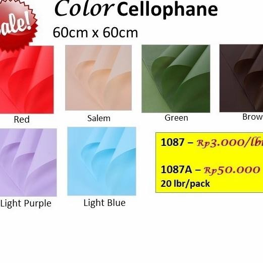 

Update - 20lbr Flower Wrapping paper Cellophane kertas buket bunga florist 1087 - Hitam, PACK