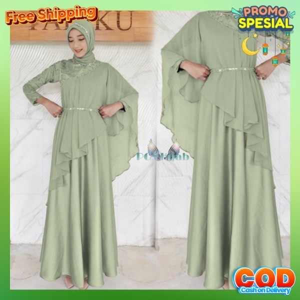 Juba Driss Bahan Tebal Murah Dreas Branded Kekinian Ghamis Terbaru 2024 Bju Muslimah Pesta Import Dr