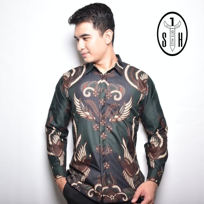 Sultan Hadi / Batik Pria Lengan Panjang / Batik Cowok / Tanduk
