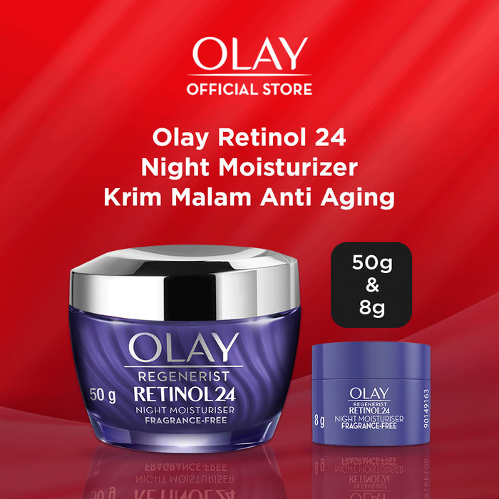 OLAY RETINOL 24 NIGHT MOISTURIZER CREAM KRIM MALAM ANTI-AGING
