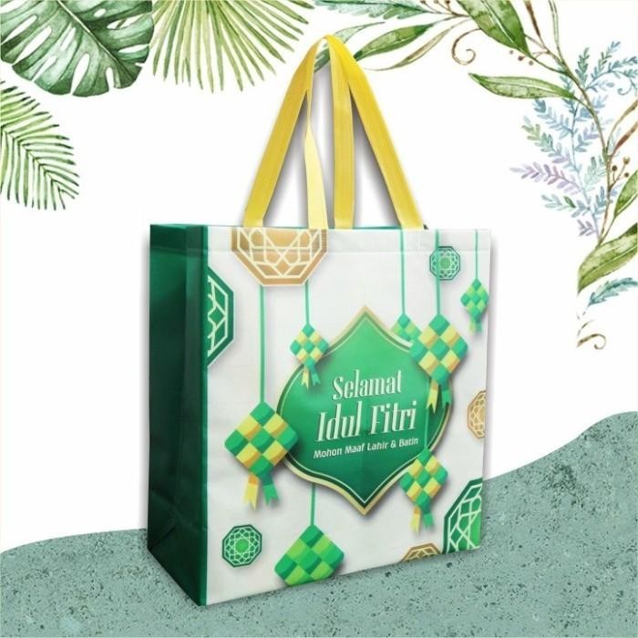 

Tas Goodie Bag Spundbond Idul Fitri Lebaran Printing Laminasi Feast 085
