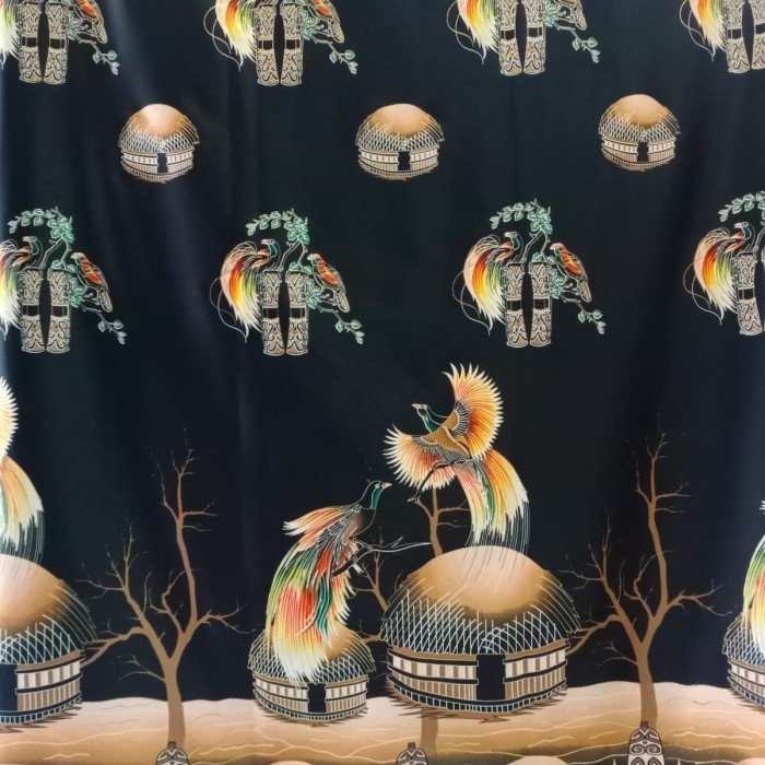 Naenggo Kain Batik Papua Bahan Tissu Halus Premium Batik Asli
