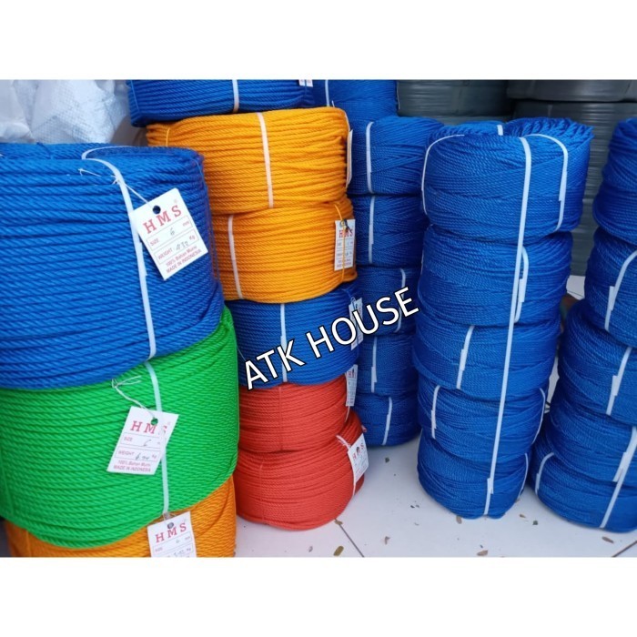 Tali Tambang Plastik 8Mm +-200M/Tali Pengikat/Tali Plastik/Tambang 8Mm