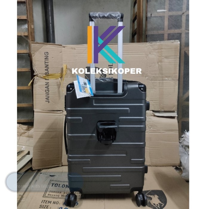 Tas Koper Import Polo Lifes Fiber Kuat Ukuran Bagasi 24 Inchi
