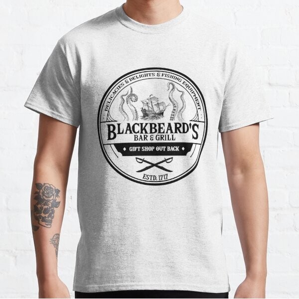 Baju Kaos Blackbeard's Bar and Grill