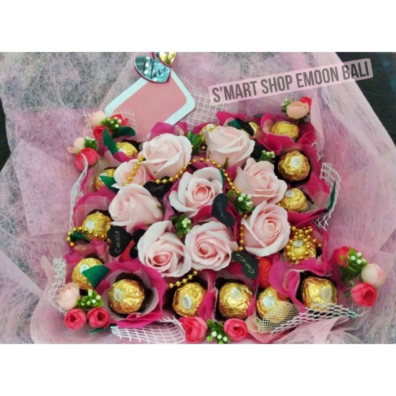 

Ferrero Rocher Rose Flowers Coklat Box Large/ Jumbo Premium Coklat