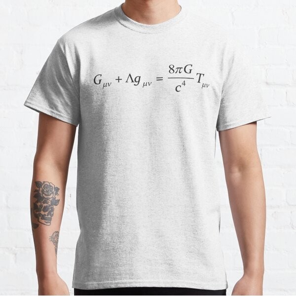 Baju Kaos Einstein field equation