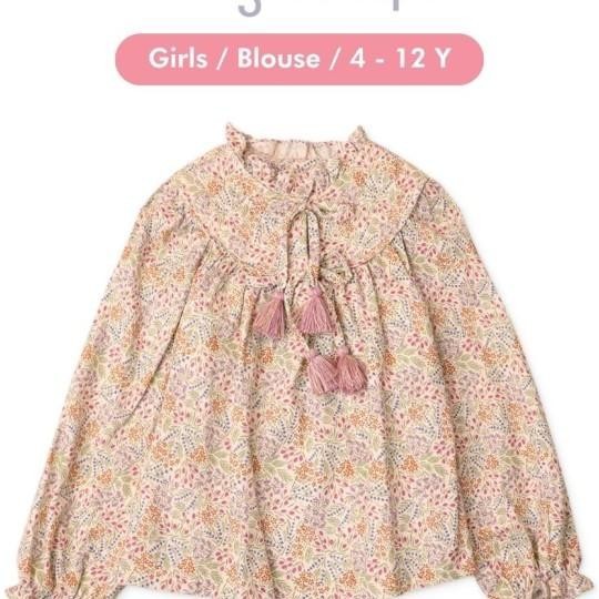 Gingersnaps Botanical Rhapsody Blouse - Atasan Anak Perempuan (Multi)