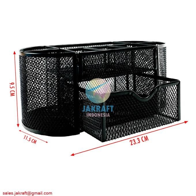 

Desk Set Joyko Ds-23 Tempat Alat Tulis Pensil Meja Jaring Rak Besi