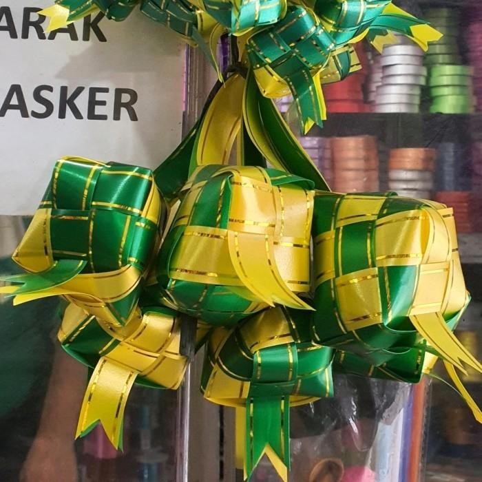

Ketupat Idul Fitri Pita Jepang Hijau Kuning Lebaran 095