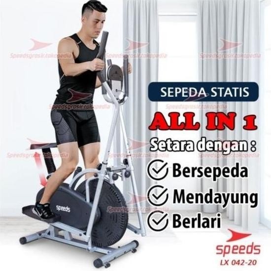 Sepeda Statis Orbitrack Platinum Bike Sepeda Fitness Speeds 042-20 Xajioo