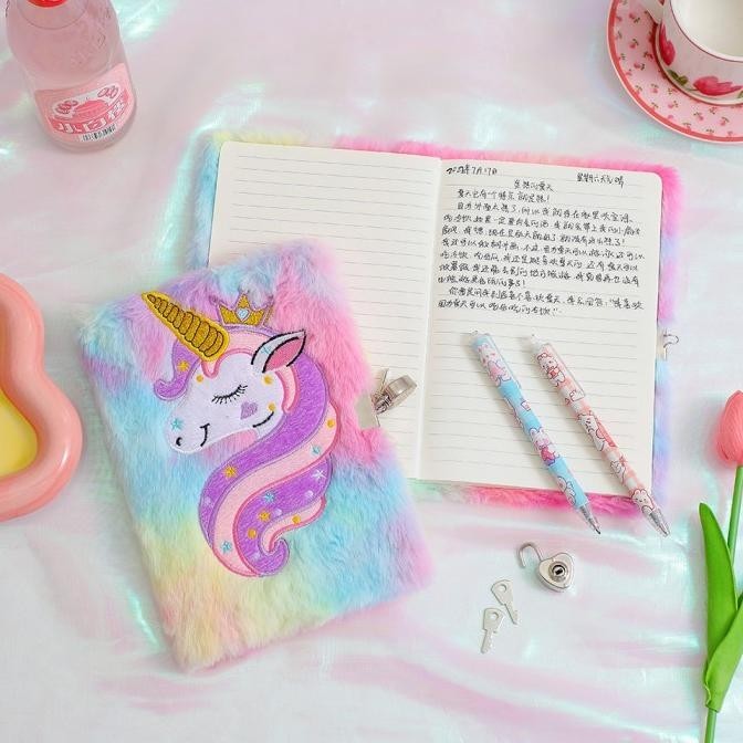 

Diskon Buku Diary Gembok Kunci Buku Harian Anak Perempuan Unicorn Buku Tulis