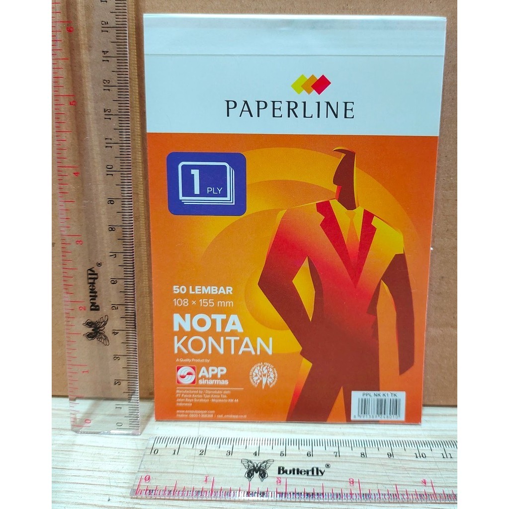 

Nota Paperline PPL Kecil 1ply 1 Rangkap K1 READY STOCK